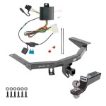 Tow Package For 14-20 Acura MDX Trailer Hitch w/ Wiring 2" Drop Mount 2" Ball 2" Receiver 