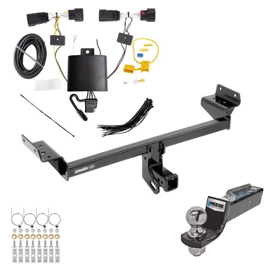 Tow Package For 19-23 Lincoln Nautilus Trailer Hitch w/ Wiring 2" Drop Mount 2" Ball 2" Receiver 