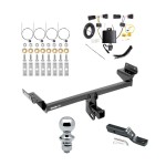 Trailer Tow Hitch For 19-23 Lincoln Nautilus Complete Package w/ Wiring and 1-7/8" Ball