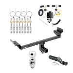 Trailer Tow Hitch For 19-23 Lincoln Nautilus Complete Package w/ Wiring and 2" Ball