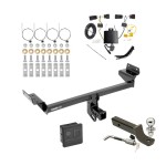 Trailer Tow Hitch For 19-23 Lincoln Nautilus Deluxe Package Wiring 2" Ball and Lock