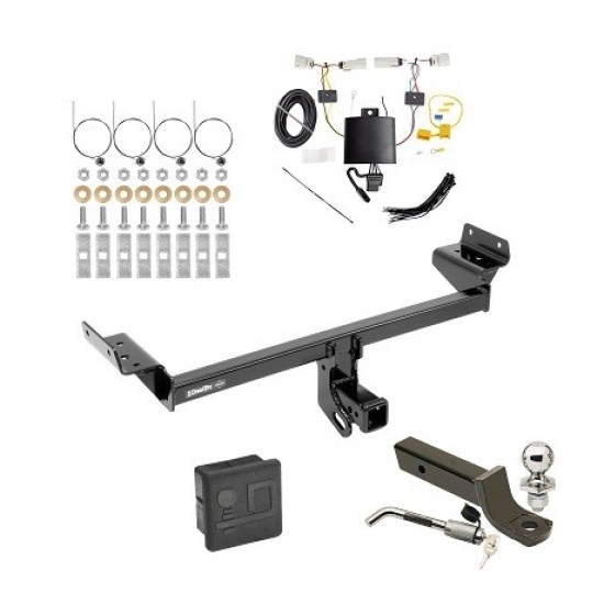 Trailer Tow Hitch For 19-24 Ford Edge Except Titanium Models Deluxe Package Wiring 2" Ball and Lock