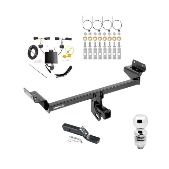 Trailer Tow Hitch For 19-24 Ford Edge Titanium Models Only Complete Package w/ Wiring and 2" Ball