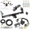 Trailer Hitch Tow Package w/ 7-Way RV Wiring For 05-15 Toyota Tacoma w/ 2" Drop Mount 2" Ball Class 3 2" Receiver 