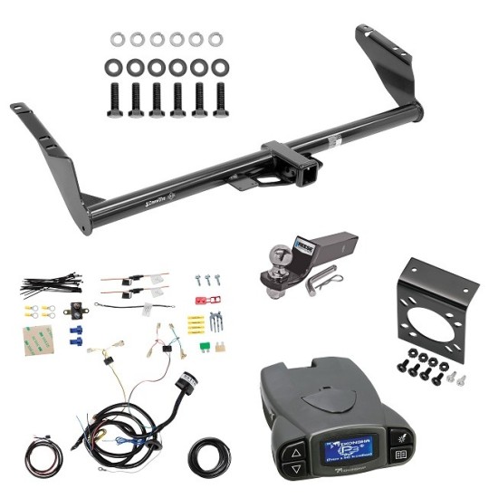 Trailer Hitch Tow Package Prodigy P3 Brake Control For 15-20 Toyota Sienna Except SE w/ 7-Way RV Wiring 2" Drop Mount 2" Ball Class 3 2" Receiver Except SE Draw-Tite Tekonsha