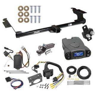 Trailer Hitch Tow Package Prodigy P3 Brake Control For 05-10 Honda Odyssey w/ 7-Way RV Wiring 2" Drop Mount 2" Ball Class 3 2" Receiver Draw-Tite Tekonsha