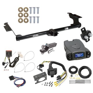 Trailer Hitch Tow Package Prodigy P3 Brake Control For 11-17 Honda Odyssey w/ 7-Way RV Wiring 2" Drop Mount 2" Ball Class 3 2" Receiver Draw-Tite Tekonsha