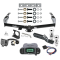 Trailer Hitch Tow Package w/ Tekonsha Prodigy P3 Brake Control For 07-13 Chevy Silverado GMC Sierra 1500 w/ Dual 2" and 2- 5/16" Ball 2" Drop Mount 7-Way Pin Blade RV Controller