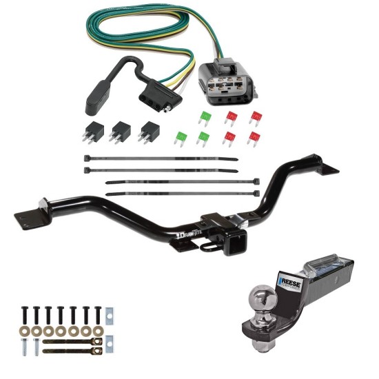 Tow Package For 13-17 Buick Enclave Chevy Traverse GMC Acadia Trailer Hitch w/ Wiring 2" Drop Mount 2" Ball 2" Receiver 