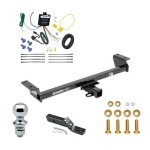 Trailer Tow Hitch For 2022 Lexus RX350 Complete Package w/ Wiring and 1-7/8" Ball