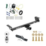 Trailer Tow Hitch For 2022 Lexus RX350 Complete Package w/ Wiring and 2" Ball