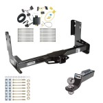 Tow Package For 14-22 Mercedes-Benz Freightliner Sprinter 2500 3500 Trailer Hitch w/ Wiring 2" Drop Mount 2" Ball 2" Receiver 