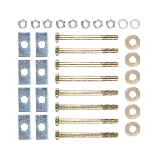 Trailer Tow Hitch Hardware Fastener Kit For 07-23 Dodge Freightliner 10-24 Mercedes-Benz Sprinter 2500 3500 without Factory Step Bumper