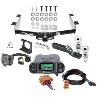 Trailer Hitch Tow Package w/ Tekonsha Prodigy P3 Brake Control For 01-02  Chevy Silverado GMC Sierra 2500 HD 3500 w/ Dual 2 and 2- 5/16 Ball 2  Drop