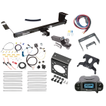 Trailer Hitch Tow Package Prodigy P3 Brake Control For 11-16 Chrysler Town & Country 11-20 Dodge Grand Caravan 12-15 RAM C/V w/ 7-Way RV Wiring 2" Drop Mount 2" Ball Class 3 2" Receiver Draw-Tite Tekonsha