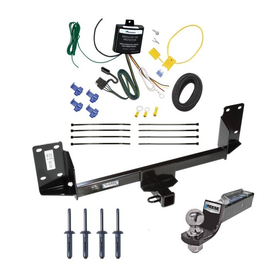 Tow Package For 07-14 BMW X5 Trailer Hitch w/ Wiring 2" Drop Mount 2" Ball 2" Receiver 