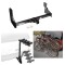 Trailer Hitch w/ 4 Bike Rack For 07-24 Dodge Freightliner Mercedes-Benz Sprinter 2500 3500 w/Factory Step Bumper Approved for Recreational & Offroad Use Carrier for Adult Woman or Child Bicycles Foldable