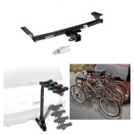 Trailer Hitch w/ 4 Bike Rack For 09-14 Nissan Murano Approved for Recreational & Offroad Use Carrier for Adult Woman or Child Bicycles Foldable