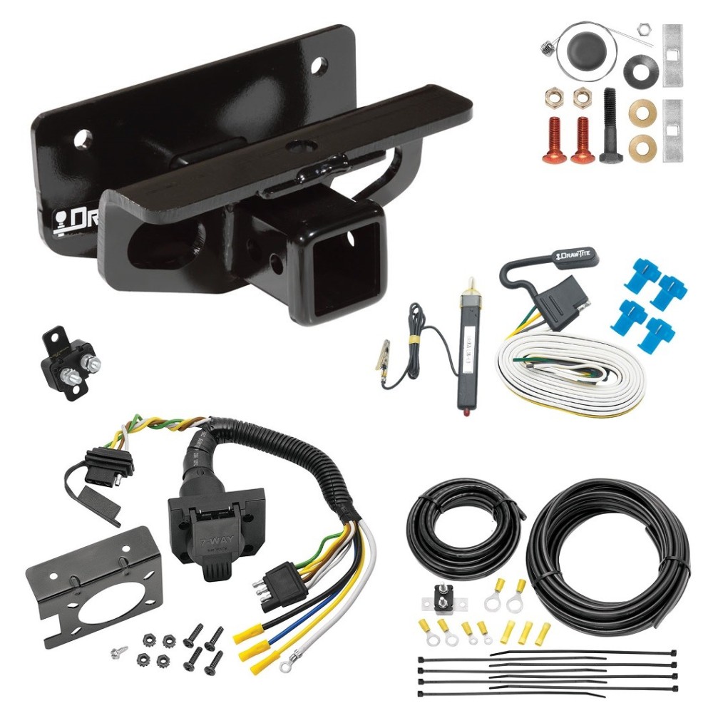 Trailer Hitch w/ 7-Way RV Wiring For 03-18 Dodge Ram 1500 ...