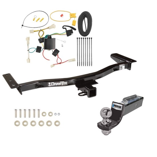 Tow Package For 10-12 Lexus RX350 Except F Sport Trailer Hitch w/ Wiring 2" Drop Mount 2" Ball 2" Receiver 