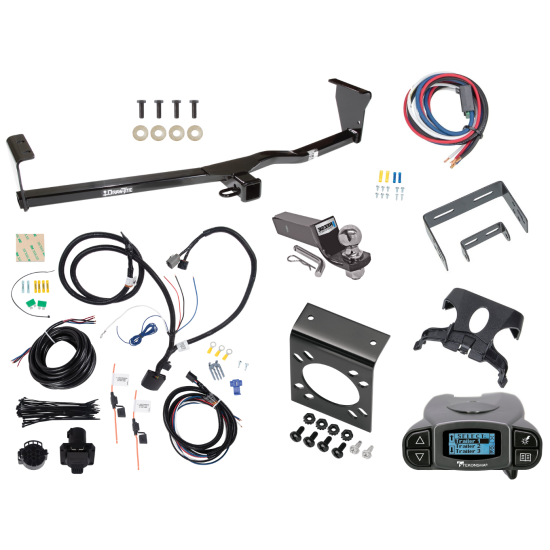 Trailer Hitch Tow Package Prodigy P3 Brake Control For 11-13 KIA Sorento w/ 7-Way RV Wiring 2" Drop Mount 2" Ball Class 3 2" Receiver EX V6, w/Factory Tow Package Draw-Tite Tekonsha