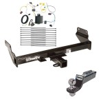 Tow Package For 14-21 Jeep Grand Cherokee 22-23 WK Trailer Hitch w/ Wiring 2" Drop Mount 2" Ball 2" Receiver 