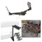 Trailer Hitch w/ 4 Bike Rack For 11-24 Dodge Durango 14-21 Jeep Grand Cherokee Approved for Recreational & Offroad Use Carrier for Adult Woman or Child Bicycles Foldable