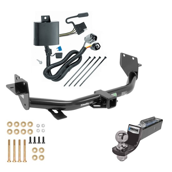 Tow Package For 13-18 Hyundai Santa Fe 6/7 Passenger 2019 XL ONLY Trailer Hitch w/ Wiring 2" Drop Mount 2" Ball 2" Receiver 