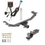 Tow Package For 13-18 Acura RDX Trailer Hitch w/ Wiring 2" Drop Mount 2" Ball 2" Receiver 