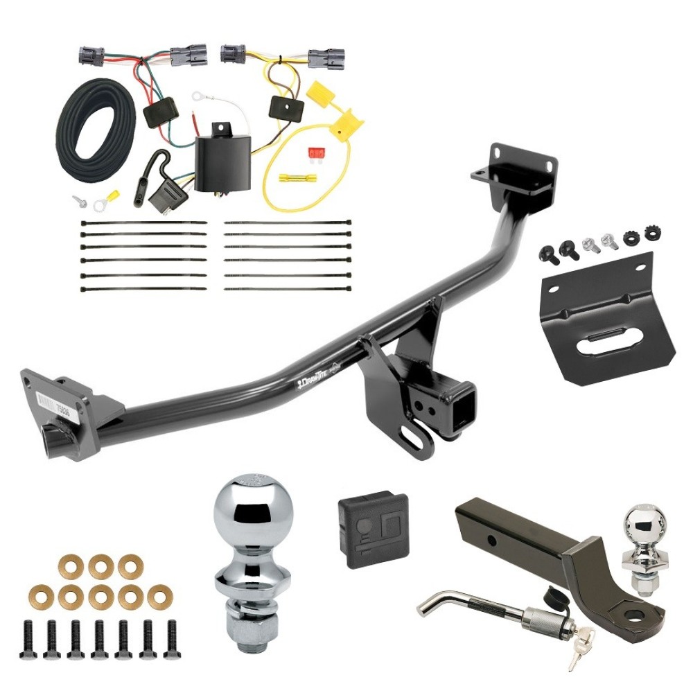 Ultimate Tow Package For 16-18 Hyundai Tucson Trailer Hitch w/ Wiring 2 ...