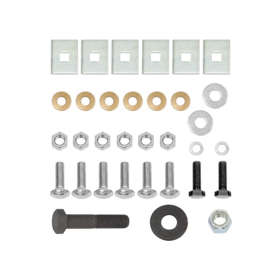 Trailer Tow Hitch Hardware Fastener Kit For 14-19 Chevy Silerado GMC Sierra 1500 Class 3 2" Receiver