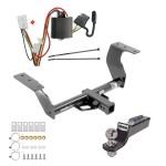 Tow Package For 14-18 Subaru Forester Trailer Hitch w/ Wiring 2" Drop Mount 2" Ball 2" Receiver 