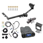 Trailer Hitch Tow Package Prodigy P3 Brake Control For 15-21 KIA Sedona w/ 7-Way RV Wiring 2" Drop Mount 2" Ball Class 4 2" Receiver Reese Tekonsha