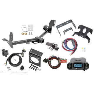 Trailer Hitch Tow Package Prodigy P3 Brake Control For 15-21 Ford F-150 w/ 7-Way RV Wiring 2" Drop Mount 2" Ball Class 4 2" Receiver Reese Tekonsha