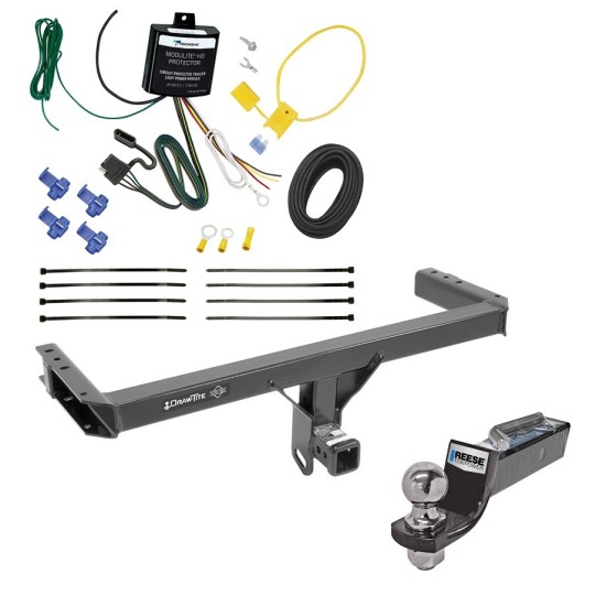 Tow Package For 13-17 Audi Q5 Trailer Hitch w/ Wiring 2" Drop Mount 2" Ball 2" Receiver 