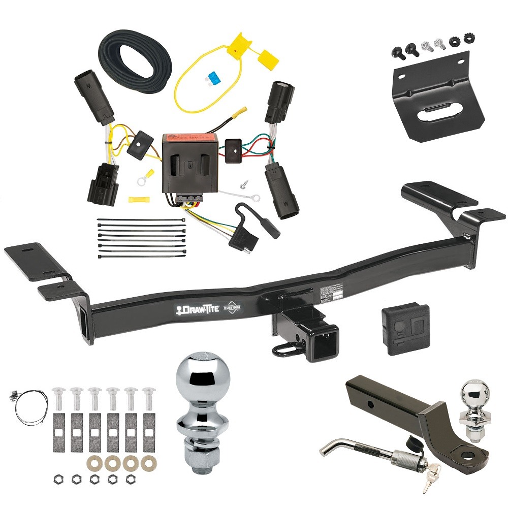 Ultimate Tow Package For 11-14 Ford Edge Trailer Hitch w/ Wiring 2 ...