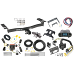 Trailer Hitch Tow Package Prodigy P3 Brake Control For 11-14 Ford Edge Except Sport w/ 7-Way RV Wiring 2" Drop Mount 2" Ball Class 3 2" Receiver Draw-Tite Tekonsha