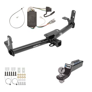 Tow Package For 05-06 Chevrolet Equinox 06-06 Pontiac Torrent Trailer Hitch w/ Wiring 2" Drop Mount 2" Ball 2" Receiver 