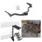 Trailer Hitch w/ 4 Bike Rack For 13-21 Nissan Pathfinder 14-21 Infiniti QX60 13 JX35 Approved for Recreational & Offroad Use Carrier for Adult Woman or Child Bicycles Foldable