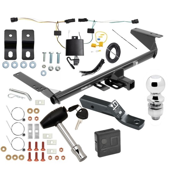 Trailer Hitch & Wiring For 21-23 Chrysler Pacifica Hybrid Deluxe Package Wiring 2" Ball and Lock