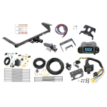 Trailer Hitch Tow Package Prodigy P3 Brake Control For 17-20 Chrysler Pacifica Except Hybrid w/ 7-Way RV Wiring 2" Drop Mount 2" Ball Class 3 2" Receiver