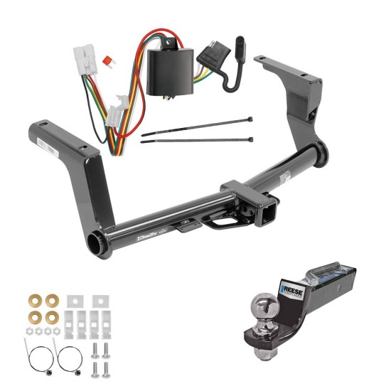 Tow Package For 16-17 Subaru Crosstrek 13-15 XV Crosstrek Trailer Hitch w/ Wiring 2" Drop Mount 2" Ball 2" Receiver 