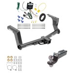 Tow Package For 16-17 Subaru Crosstrek Hybrid Trailer Hitch w/ Wiring 2" Drop Mount 2" Ball 2" Receiver