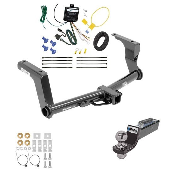 Tow Package For 16-17 Subaru Crosstrek Hybrid Trailer Hitch w/ Wiring 2" Drop Mount 2" Ball 2" Receiver