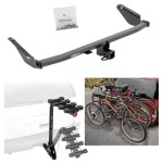 Trailer Hitch w/ 4 Bike Rack For 11-20 Toyota Sienna All Styles Approved for Recreational & Offroad Use Carrier for Adult Woman or Child Bicycles Foldable