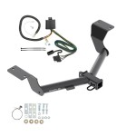 Trailer Tow Hitch For 17-19 Honda CR-V 20-24 CR-V Except Hybrid w/ Wiring Harness Kit