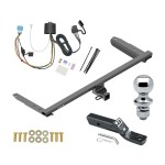 Trailer Tow Hitch For 18-23 Honda Odyssey With Fuse Provisions Complete Package w/ Wiring and 1-7/8" Ball