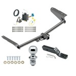 Trailer Tow Hitch For 18-23 Honda Odyssey Without Fuse Provisions Complete Package w/ Wiring and 1-7/8" Ball