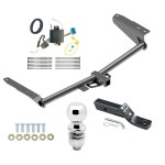 Trailer Tow Hitch For 18-23 Honda Odyssey Without Fuse Provisions Complete Package w/ Wiring and 2" Ball