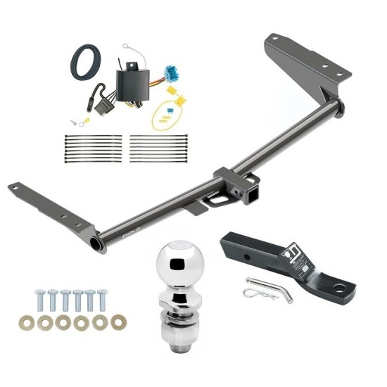 Trailer Tow Hitch For 18-23 Honda Odyssey Without Fuse Provisions Complete Package w/ Wiring and 2" Ball